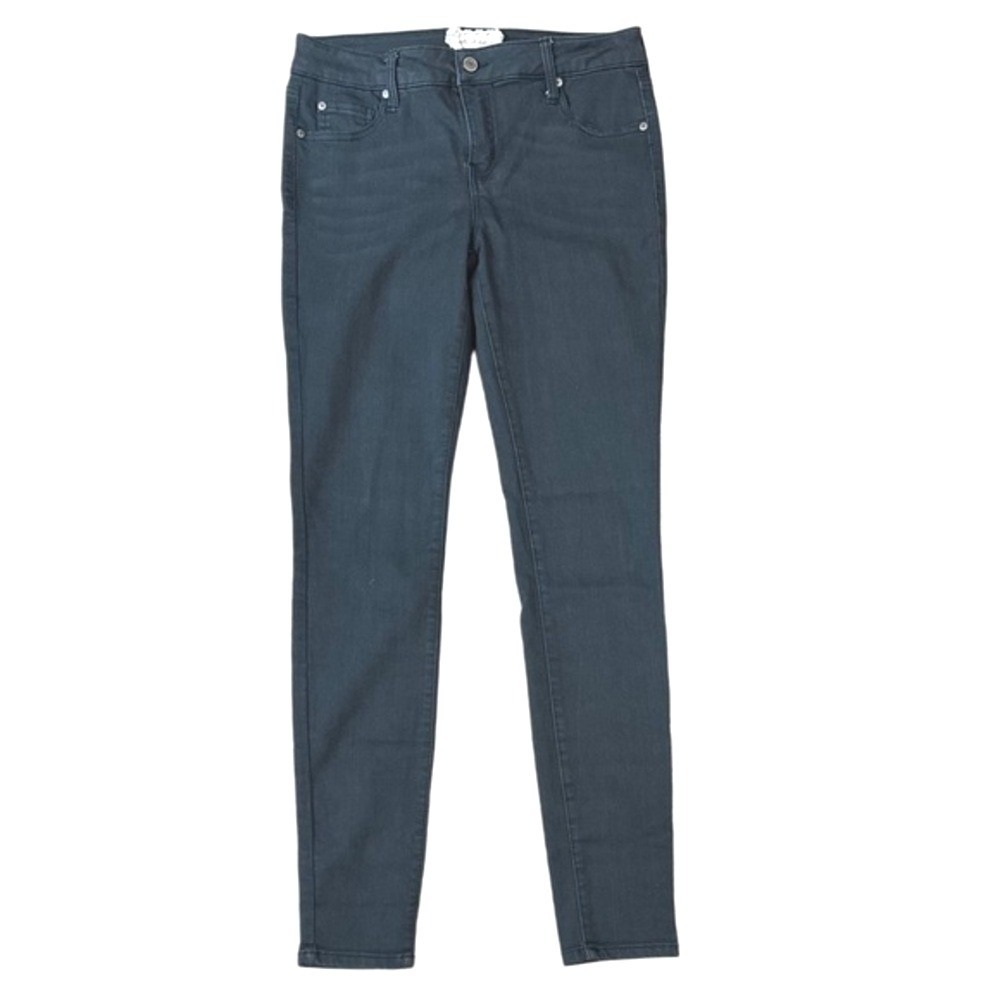 Altar State Botanical Garden Skinny Stretch Denim Black Womens 28/7